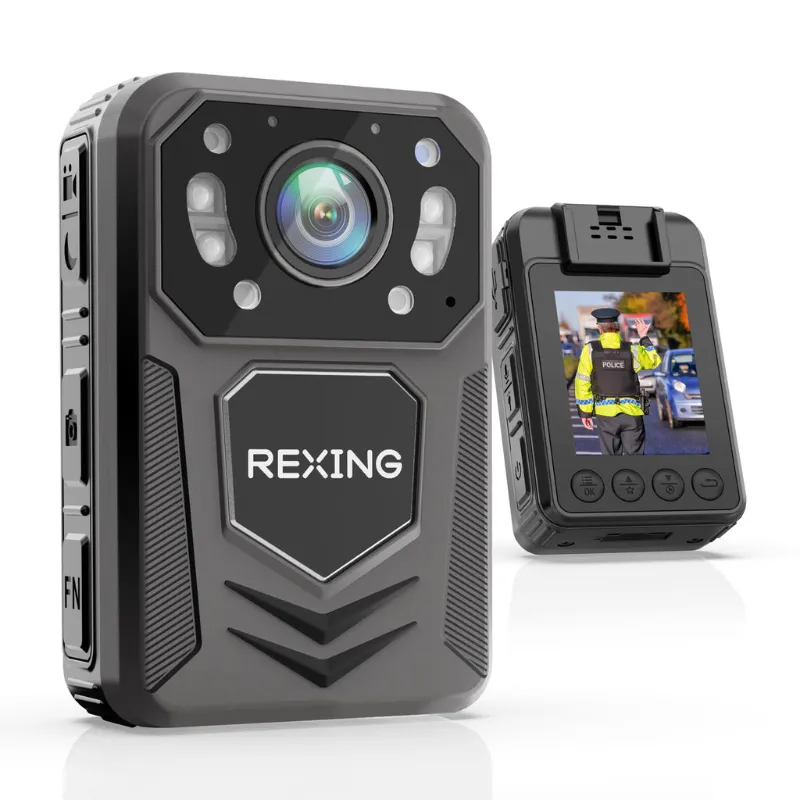Rexing body camera with audio recording capability