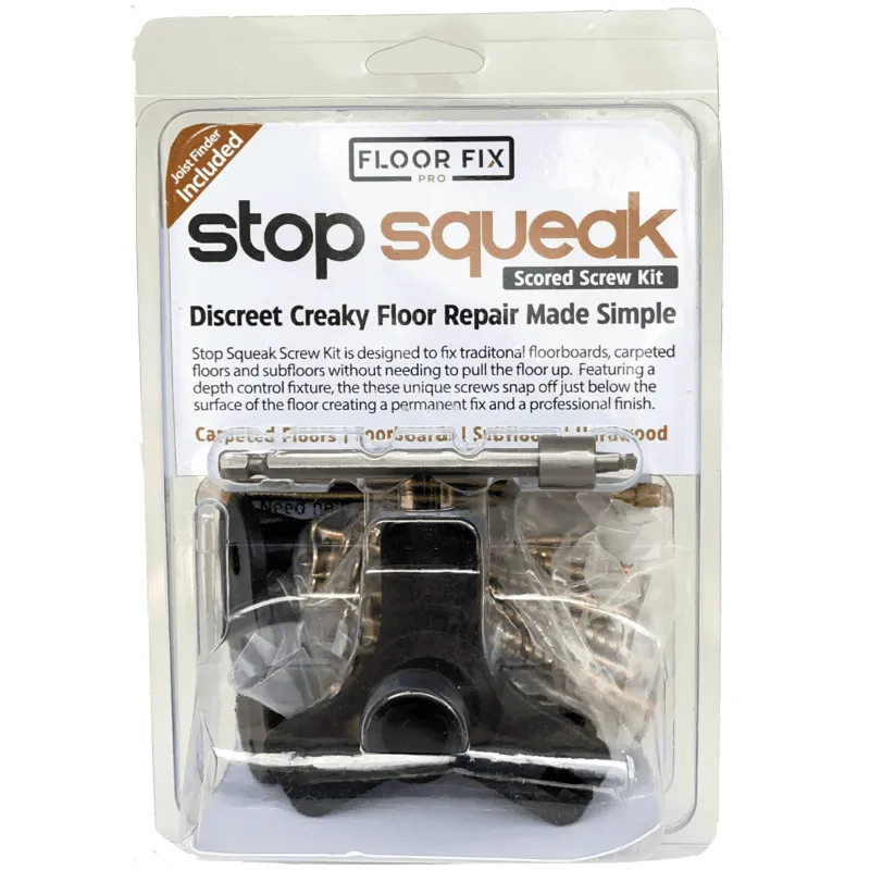 Floor Fix Pro squeaky floorboard repair kit for silencing creaky and noisy floors