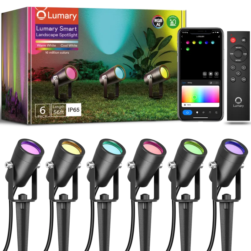 Lumary smart lights with app-controlled features