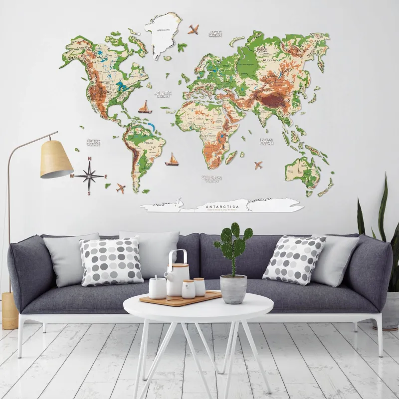 Enjoy The Wood wood map wood map
