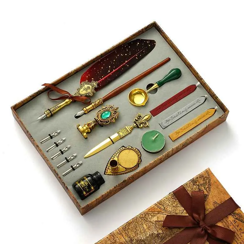 TTpen feather pen and quill calligraphy writing set