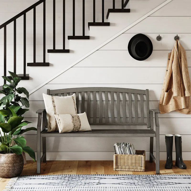 Grand Patio metal outdoor bench