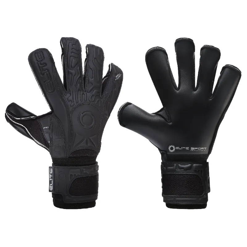 EliteSportUSA black goalie gloves for soccer