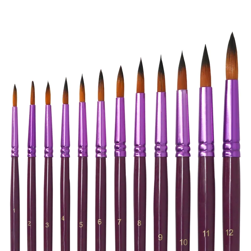 Maikoo Art purple paint brush paint brush