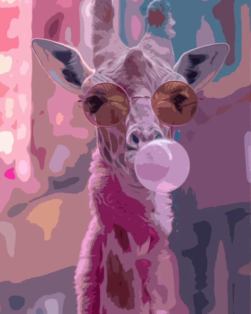 Maikoo Art giraffe paint painting kit