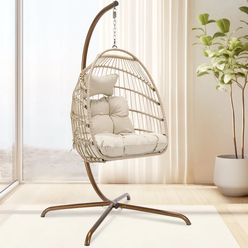 Nicesoul Furniture swinging egg chair with stand