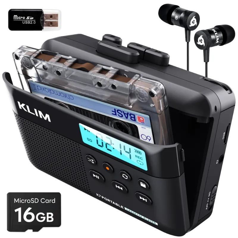 KLIM Technologies tape to mp3 player cassette player