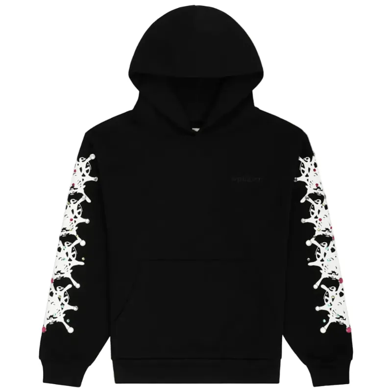 A Few Vibe black sp5der hoodie
