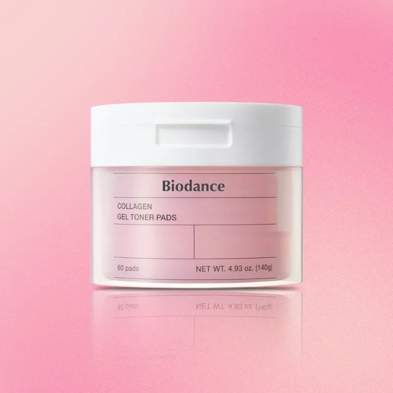 Nuriglow biodance collagen gel toner pads
