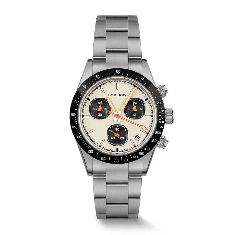 Boderry hybrid VK68 meca-quartz chronograph watch