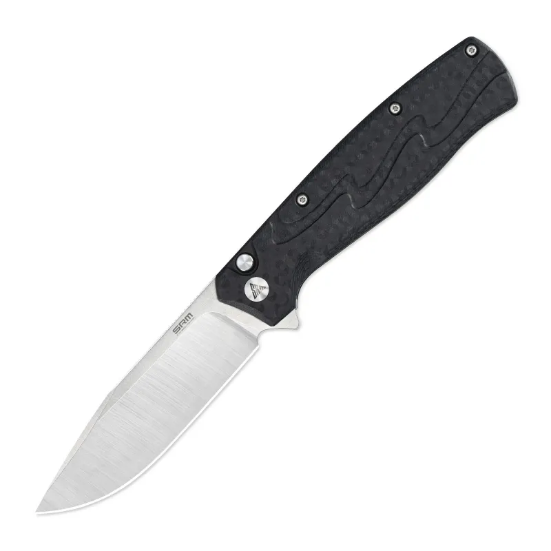 SRM Knives button lock knife