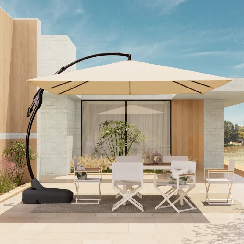 Grand Patio offset umbrella