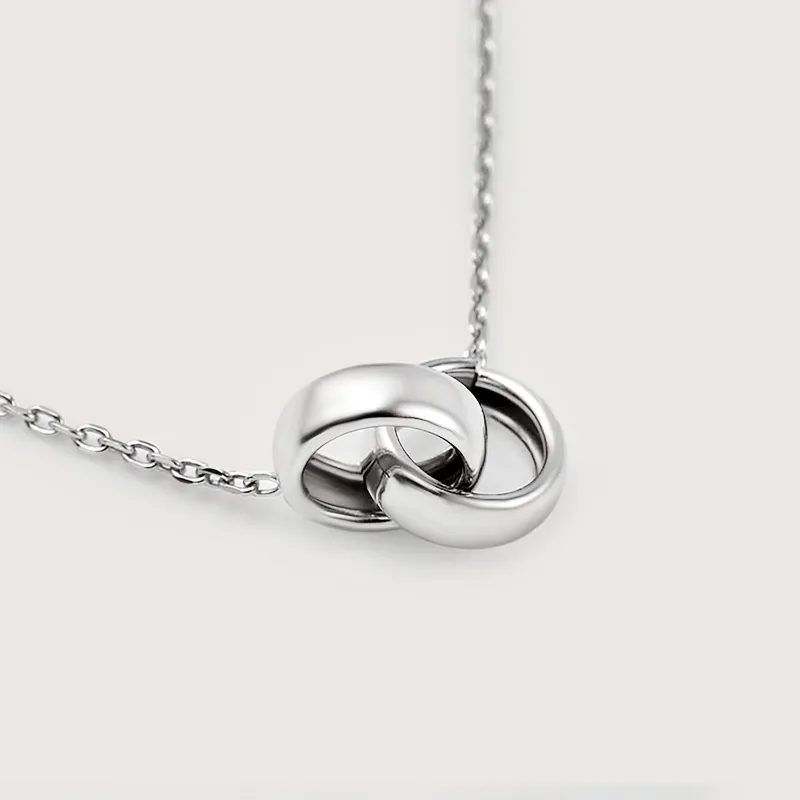 Rachel Galley promise ring necklace with delicate ring pendant on chain