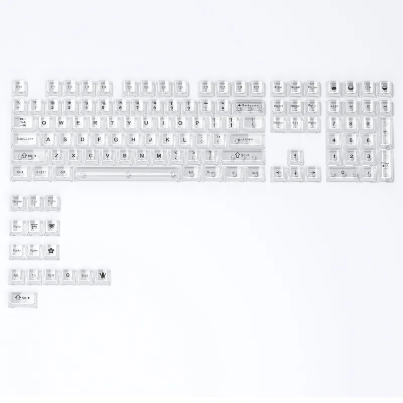 XVX Keyboard Channel clear keycaps