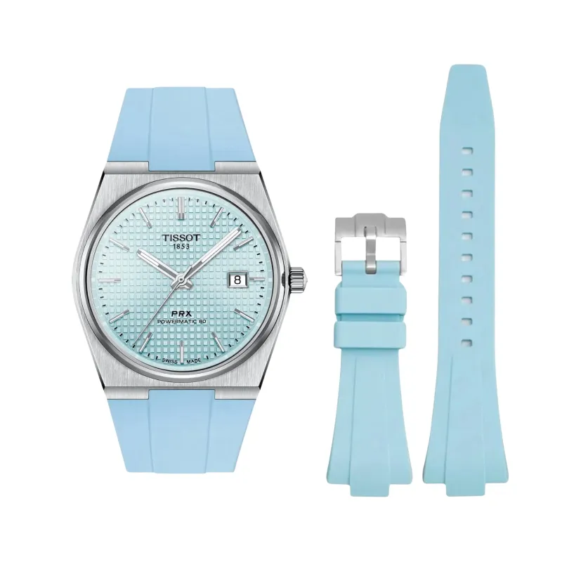 Helvetus tissot prx rubber watch strap