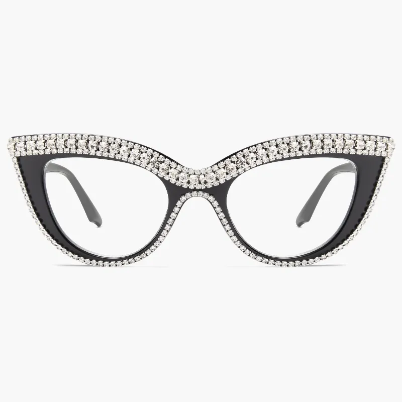 SOJOS VISION cat eye glasses with upswept frame edges