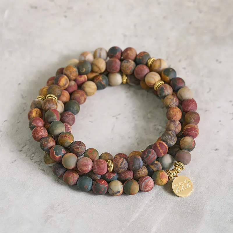 Buddha Stones 222 angel number spiritual jewelry