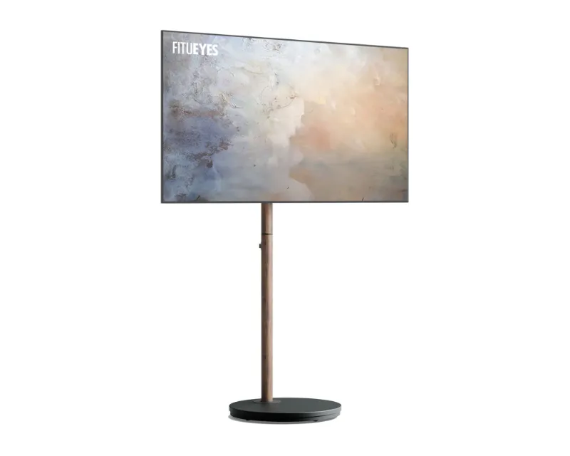 Fitueyes narrow tv stand for compact areas