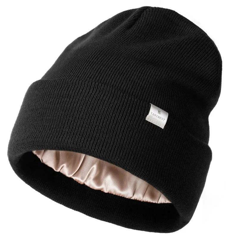 Yanibest satin lined beanie