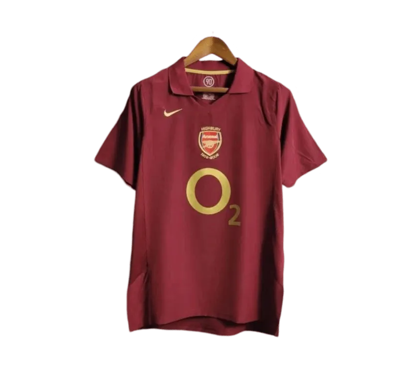 GoVintageJersey o2 arsenal soccer shirt