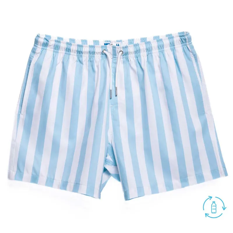 Bermies blue and white striped shorts