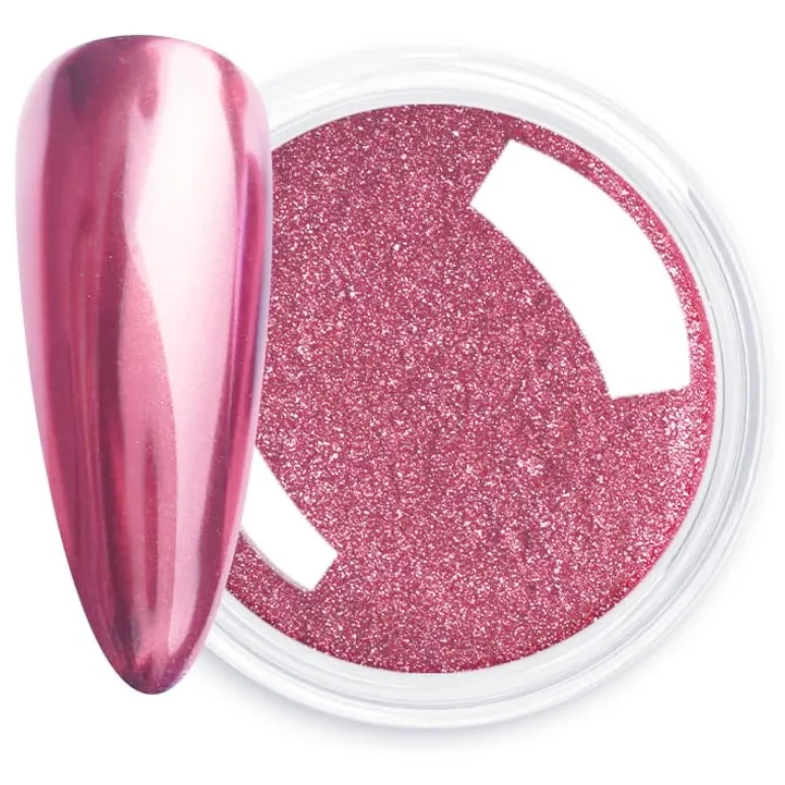 Tuesday in Love pink chrome nail polish