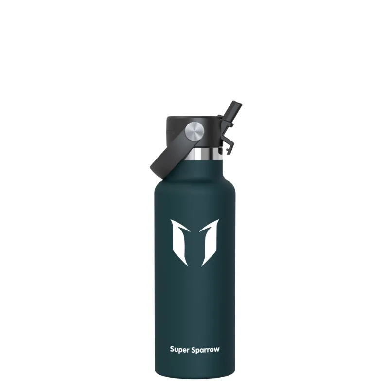Super Sparrow flip up straw water bottle