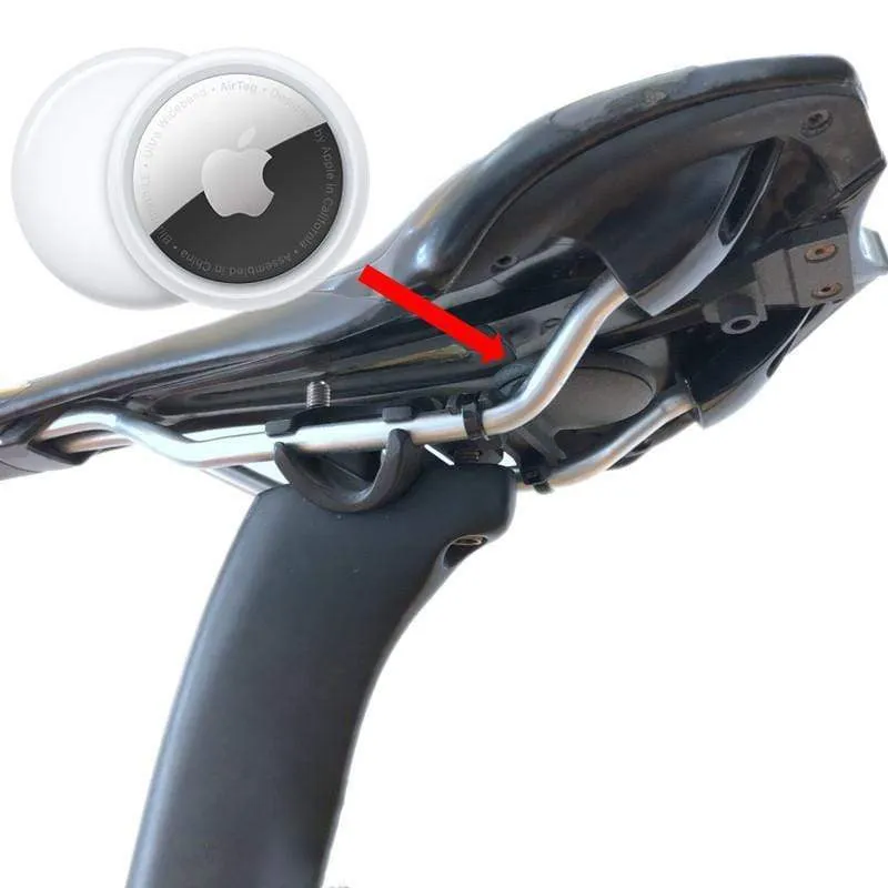 Techypop bicycle mount AirTag for bike tracking