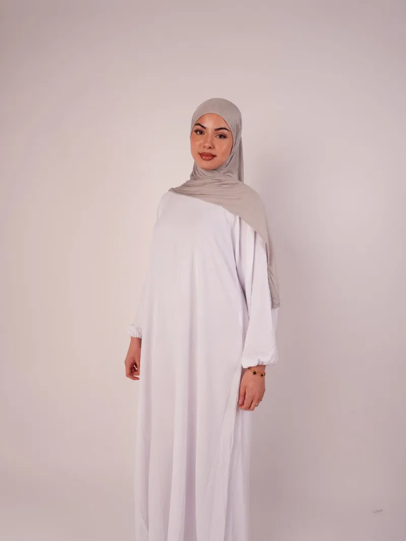 Chowdhury Dress white abaya