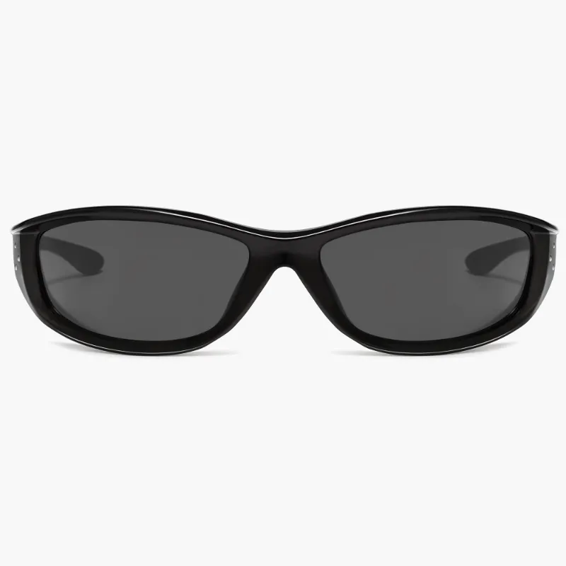 SOJOS VISION black sunglasses with dark frames