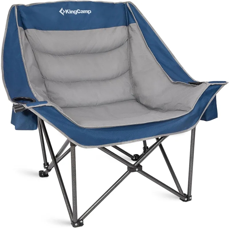 KingCamp camping chairs set up outdoors at a campsite