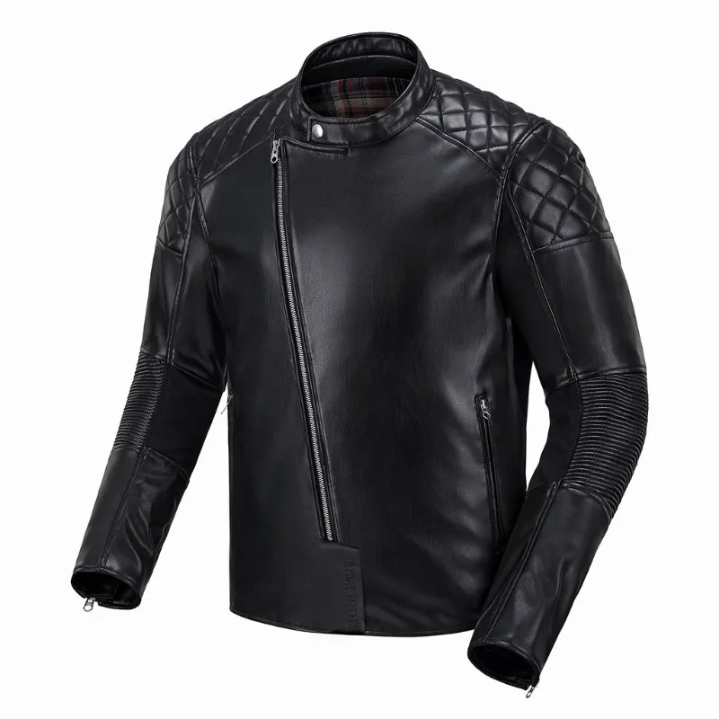 Rideiron leather riding jacket for motorcyclists