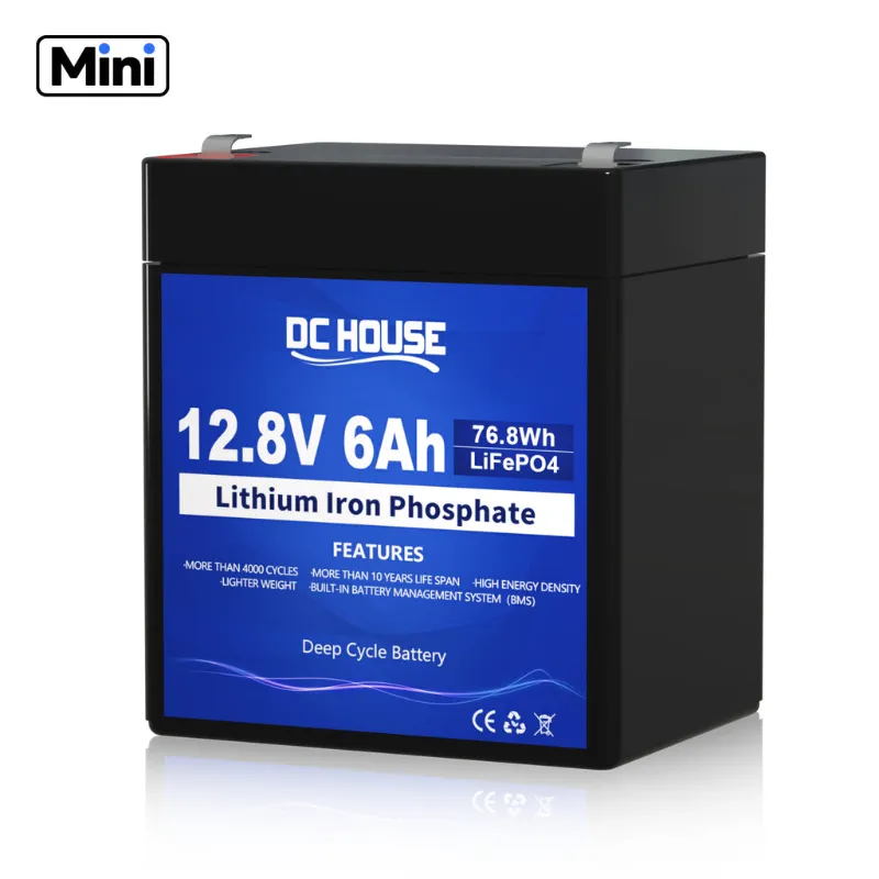 DC HOUSE 12.8v 6ah battery user manual v2.0 PDF document