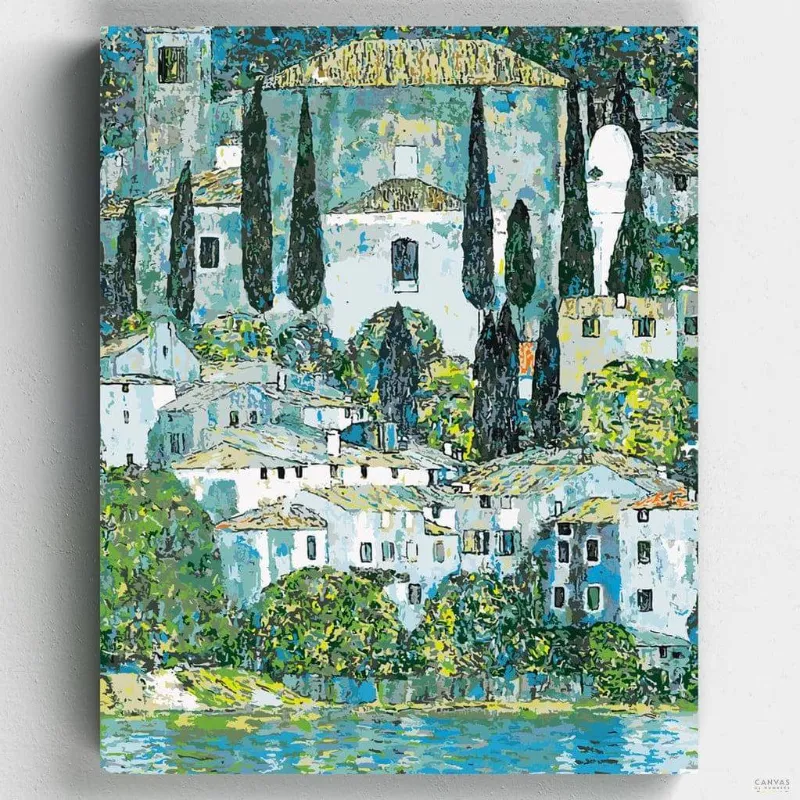 Canvas by Numbers Cassone Church Paint by Numbers kit