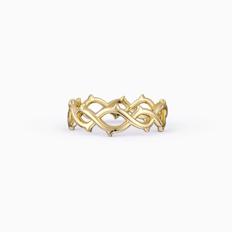 Vanimy crown of thorns ring