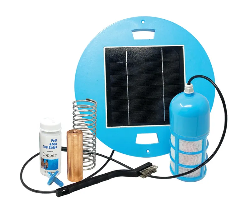 No More Green Technologies solar powered pool ionizer Solar Pool Ionizer