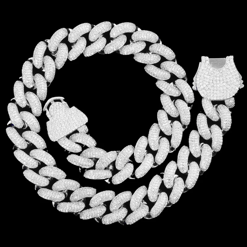 Icey Pyramid iced out cuban link chain