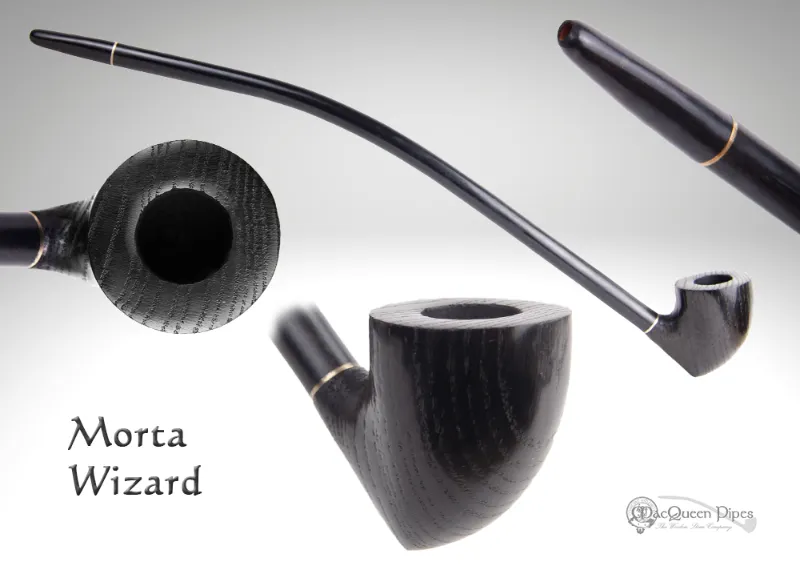 MacQueen Pipes morta bog oak pipe