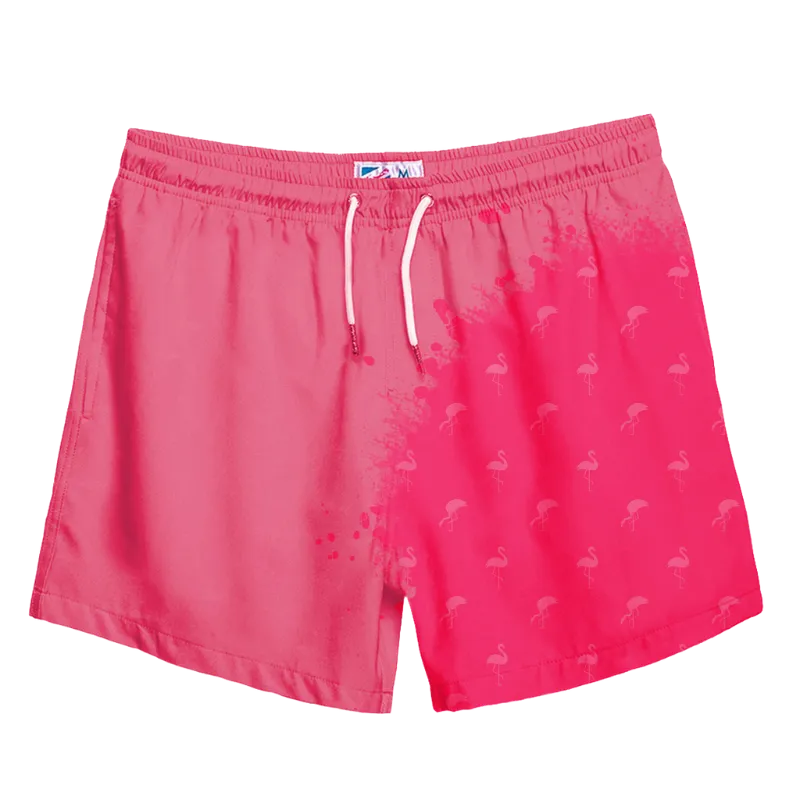 Bermies flamingo swim trunks