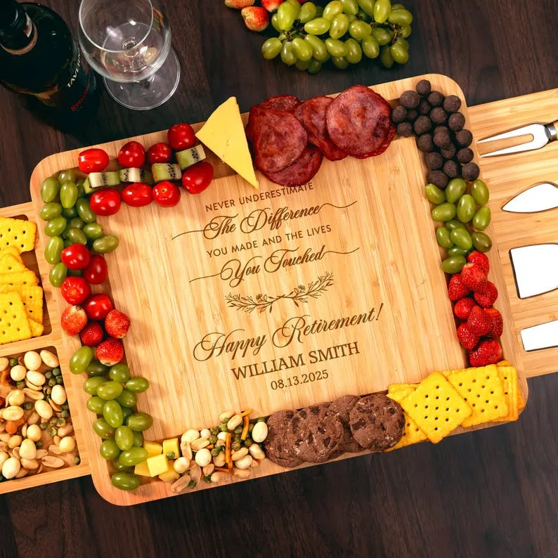Lucy Engraving personalized charcuterie board