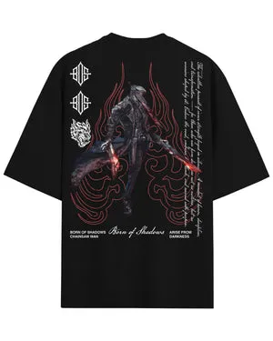 Born of Shadows katana devil chainsaw man graphic apparel