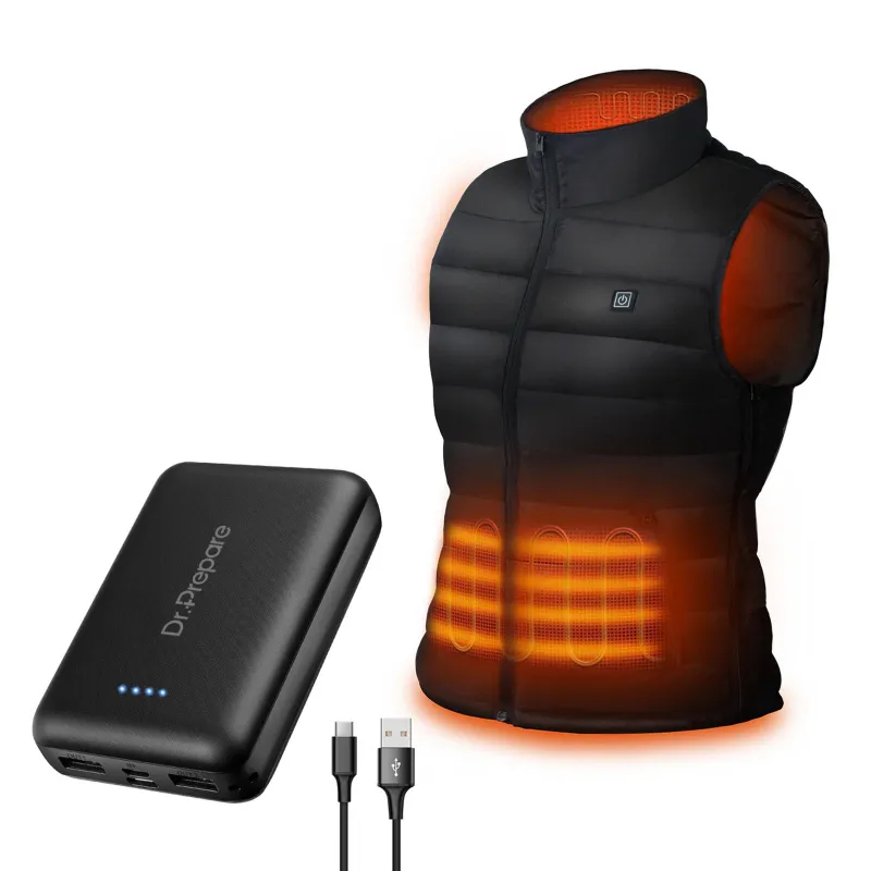 Dr.Prepare heated vest with battery pack