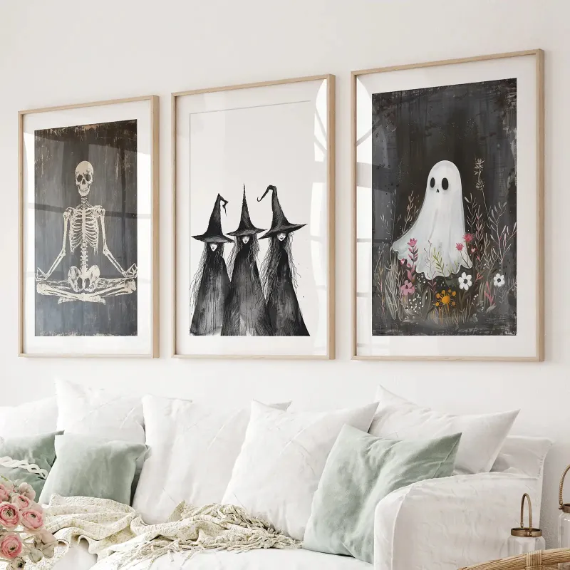 Wall Art Set halloween wall art
