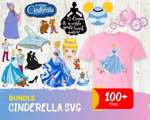 Crafty SVG cinderella svg digital file