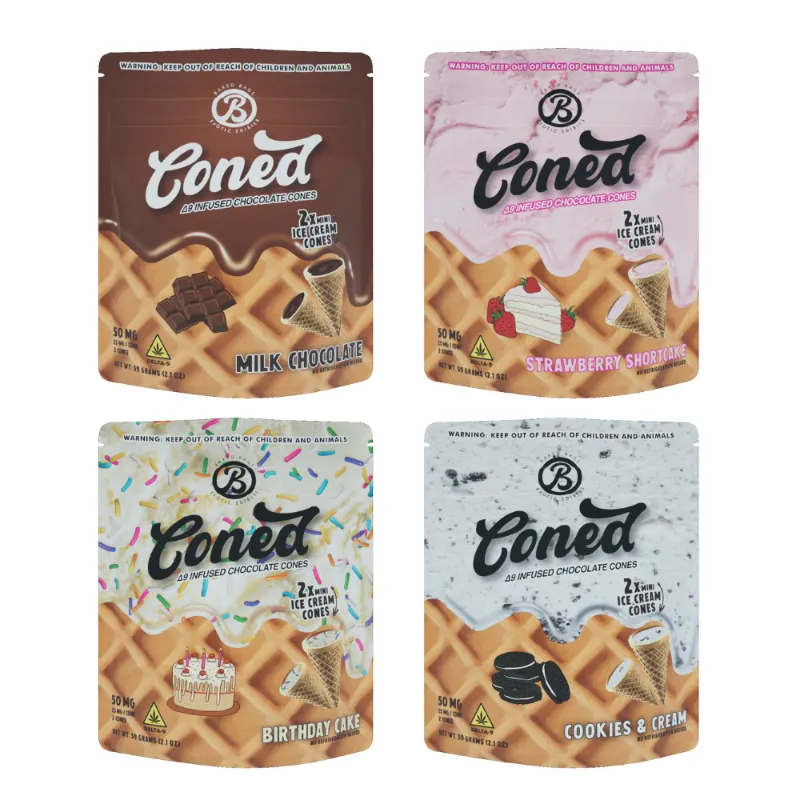 Baked Bags chocolate ice cream cone cone product photo