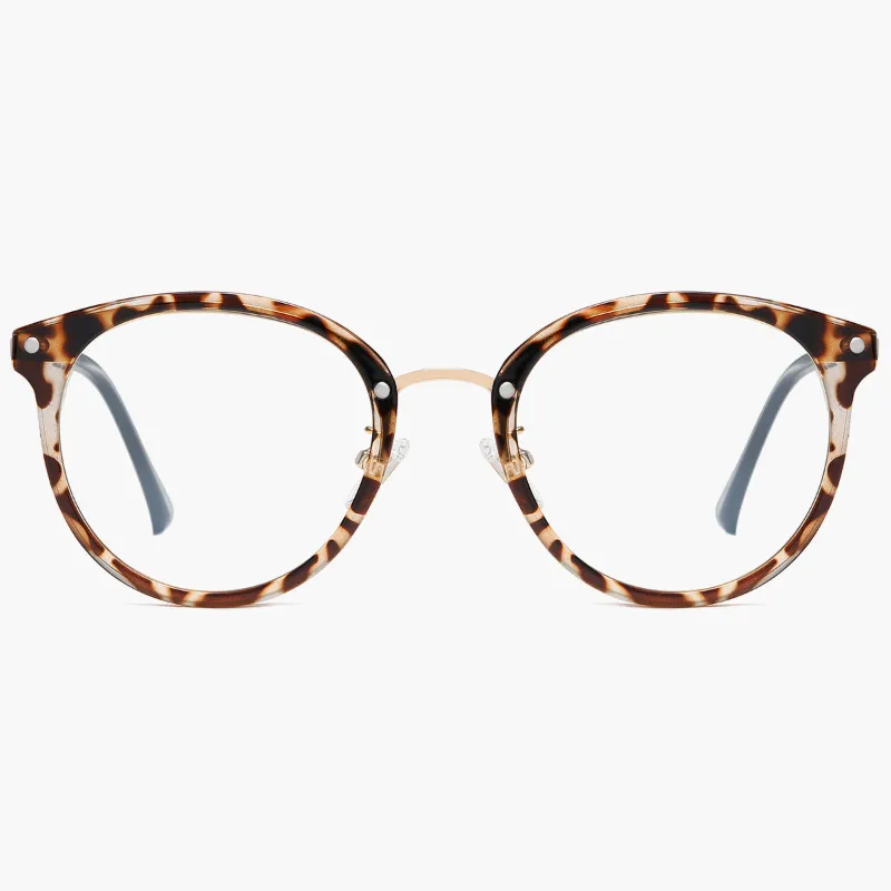 SOJOS VISION round glasses with circular frames