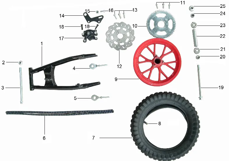 SYX MOTO dirt bike parts and accessories