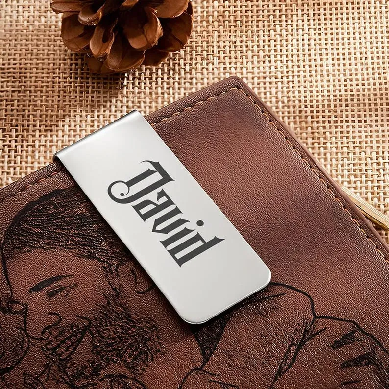Lucy Engraving personalized money clip