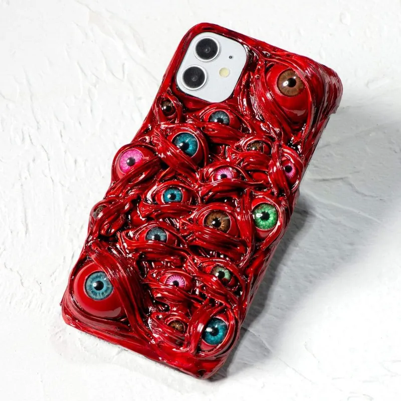 Techypop eye phone case featuring eye design