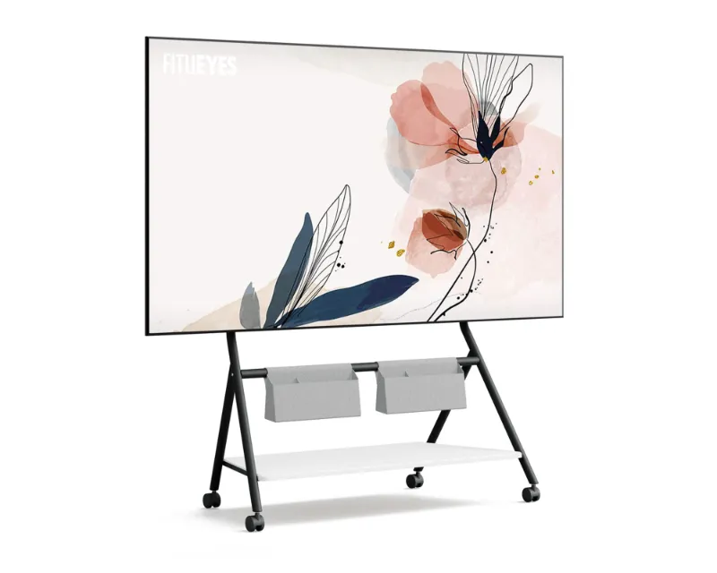 Fitueyes tv console for entertainment setup